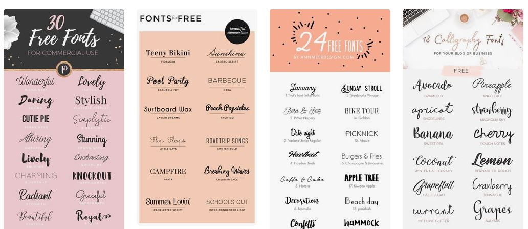 free-fonts-via-pinterest | Aifalogy Mindful Parenting Blog