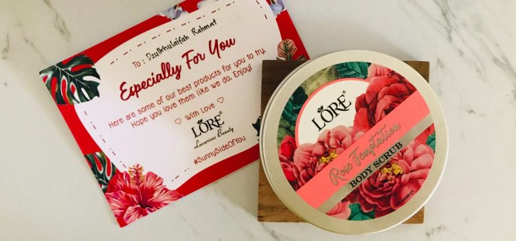 Rekomendasi Body Scrub, Lore Rose Temptation