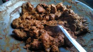 masak rendang daging sapi