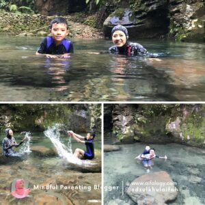 berenang di balong endah bogor